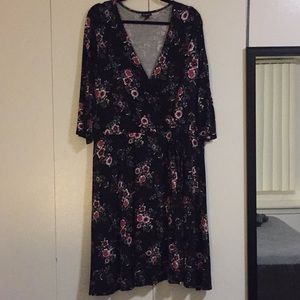 Floral Semi Wrap Dress - Torrid size 2